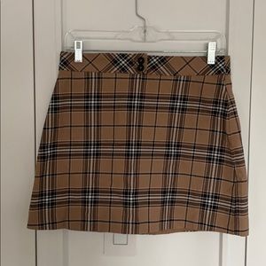 Express Plaid Skirt